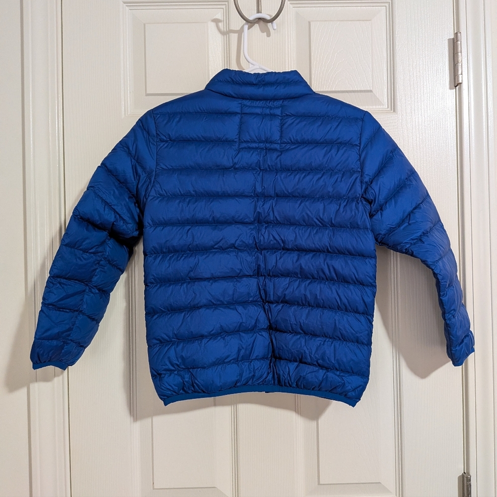 Hannah Andersson 130cm US 8 Down Puffer Coat Blue Down And Feathers - Picture 8 of 8